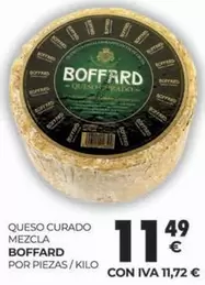 Oferta de Boffard - Queso Curado Mezcla por 11,49€ en CashDiplo