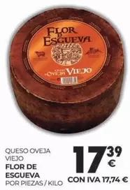 Oferta de Flor de Esgueva - Queso Oveja Viejo por 17,39€ en CashDiplo