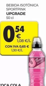 Oferta de Upgrade - Bebida Isotónica Sportrink por 0,54€ en CashDiplo