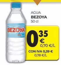 Oferta de Bezoya - Agua por 0,35€ en CashDiplo