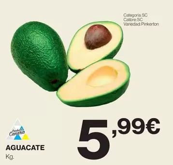 Oferta de Sc - Aguacate por 5,99€ en Hipercor