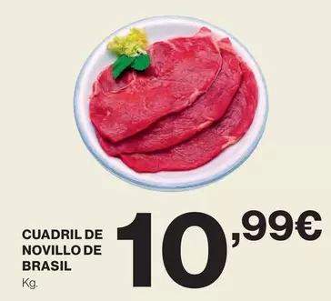 Oferta de Cuadril De Novillo De Brasil por 10,99€ en Hipercor