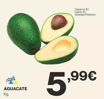 Oferta de Sc - Aguacate por 5,99€ en Supercor