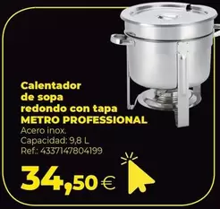 Oferta de Redondo - Calentador De Sopa  Con Tapa por 34,5€ en Makro