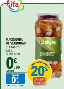 Oferta de Eliges - Macedonia De Verduras por 0,89€ en E.Leclerc