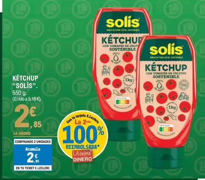 Oferta de Solís - Kétchup por 2,85€ en E.Leclerc