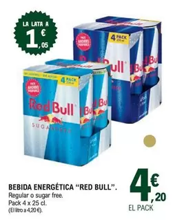 Oferta de Red Bull - Bebida Energética por 4,2€ en E.Leclerc