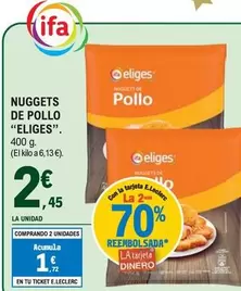 Oferta de Eliges - Nuggets De Pollo por 2,45€ en E.Leclerc