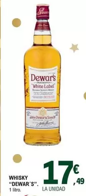 Oferta de Dewar's - Whisky por 17,49€ en E.Leclerc