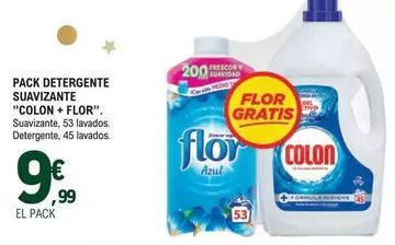 Oferta de Colon - Pack Detergente Suavizante por 9,99€ en E.Leclerc