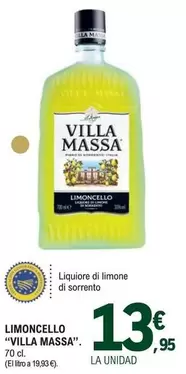 Oferta de Villa Massa - Limoncello por 13,95€ en E.Leclerc