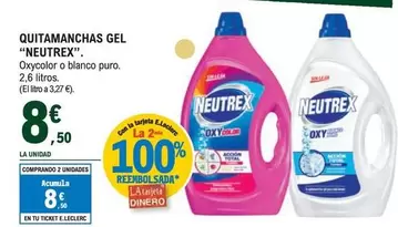 Oferta de Neutrex - Quitamanchas Gel por 8,5€ en E.Leclerc