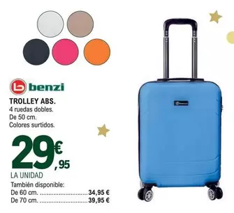 Oferta de Benzi - Trolley Abs por 29,95€ en E.Leclerc