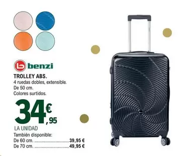 Oferta de Benzi - Trolley ABS por 34,95€ en E.Leclerc