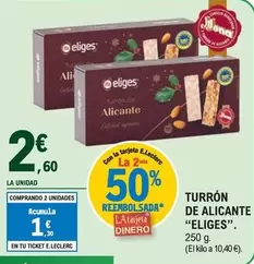 Oferta de Ifa Eliges - Turron De Alicante por 2,6€ en E.Leclerc