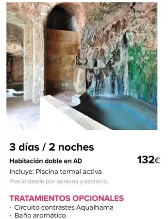 Oferta de Activa - Tratamientos Opcionales por 132€ en Viajes El Corte Inglés