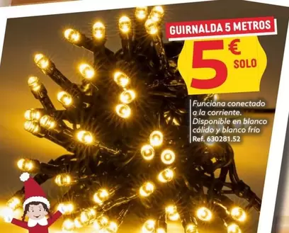 Oferta de Funciona - Guirnalda 5 Metros por 5€ en GiFi