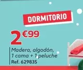 Oferta de Madera, Algodón, 1 Cama + 1 Peluche por 2,99€ en GiFi