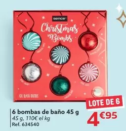 Oferta de Bath - 6 Bombas De Baño 45 G por 4,95€ en GiFi