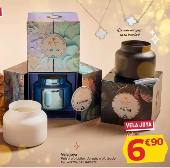 Oferta de Santal - Vela Joya por 6,9€ en GiFi