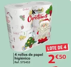 Oferta de 4 Rollos De Papel Higienico por 2,5€ en GiFi