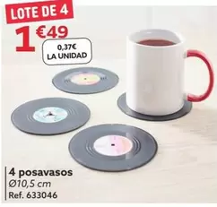 Oferta de 4 Posavasos por 1,49€ en GiFi