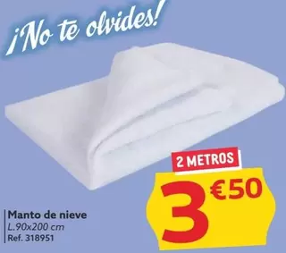 Oferta de Manto De Nieve por 3,5€ en GiFi