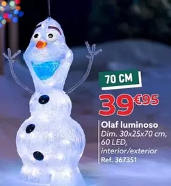 Oferta de Olaf Luminoso por 39,95€ en GiFi