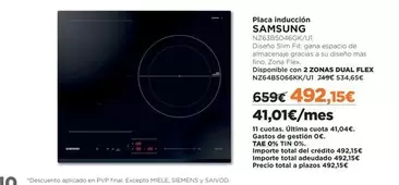 Oferta de Miele - Placa Inducción por 492,15€ en El Corte Inglés