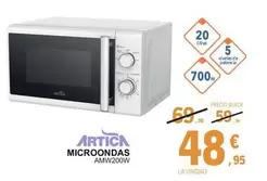 Oferta de Artica - Microondas AMW200W por 48,95€ en E.Leclerc