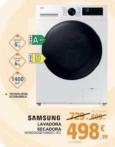 Oferta de Samsung - Lavadora Secadora WD90DGSB15BEEC /EC por 498,99€ en E.Leclerc