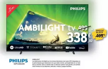 Oferta de Philips - Ambilight 50PUS8209 por 338,02€ en E.Leclerc