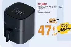 Oferta de Solac - Freidora Aire FA1400D por 47,02€ en E.Leclerc