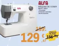 Oferta de Alfa - Máquina De Coser Next 830+ por 129,67€ en E.Leclerc