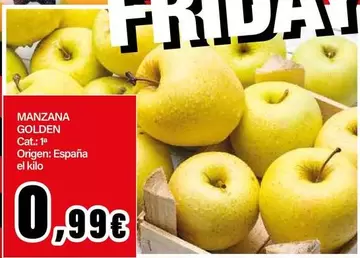 Oferta de Manzana Golden por 0,99€ en E.Leclerc