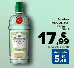 Oferta de Tanqueray - Ginebra Rangpur  por 17,99€ en Carrefour