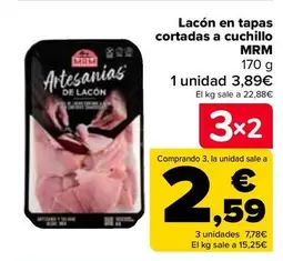 Oferta de Mrm - Lacon En Tapas Cortadas A Cuchillo por 3,89€ en Carrefour