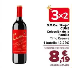 Oferta de Cune - D.O.Ca. "Rioja" Colección De La Familia por 12,29€ en Carrefour