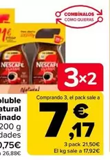 Oferta de Nescafé - Café Soluble Natural O Descafeinado por 10,75€ en Carrefour