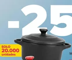 Oferta de Mini Cocotte Gres Roja O Negra por 2,99€ en Carrefour