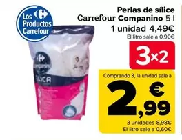 Oferta de Carrefour - Perlas De Sílice Companino por 4,49€ en Carrefour