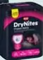 Oferta de Huggies - Pañales Drynites 3 A 5 Años O 4 A 7 Años Pack 16 Unidades (1) U 8 A 15 Años Pack 13 Unidades (2) por 12,15€ en Carrefour