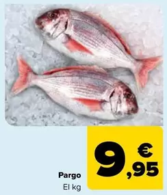 Oferta de Pargo por 9,95€ en Carrefour