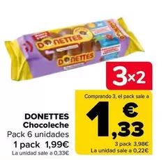 Oferta de Donettes - Chocoleche por 1,99€ en Carrefour