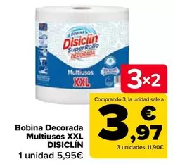 Oferta de Discilin - Bobina Decorada Multiusos Xxl  por 5,95€ en Carrefour