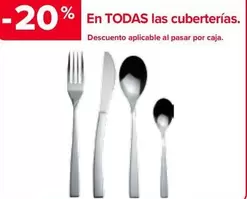 Oferta de En Todas Las Cuberterías en Carrefour