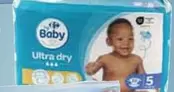 Oferta de Carrefour Baby - Pañales  T3 Pack 50 Unidades (1) T4 Pack 46 Unidades (2) O T5 Pack 39 Unidades (3) por 7,3€ en Carrefour