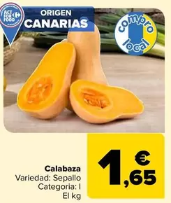 Oferta de Calbaza  por 1,69€ en Carrefour