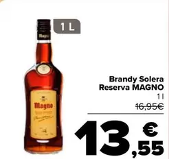 Oferta de Magno - Brandy Solera Reserva  por 13,55€ en Carrefour