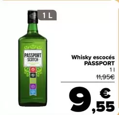 Oferta de Passport - Whisky Escocés por 9,55€ en Carrefour